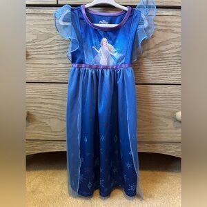 Disney Frozen Elsa Blue Girls Dress